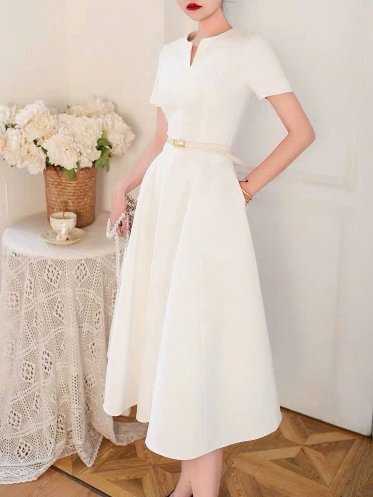 Đầm Tommy trắng TM2312L