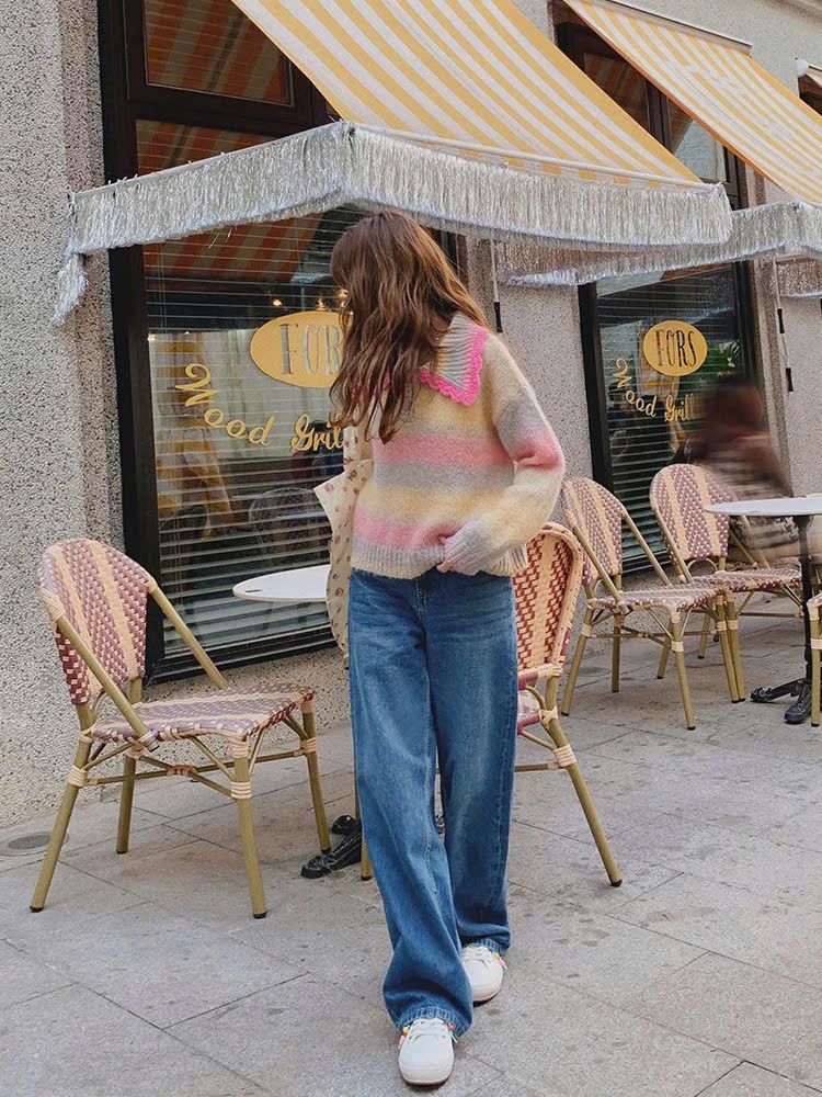 Quần jean nữ Suông Levis màu xanh