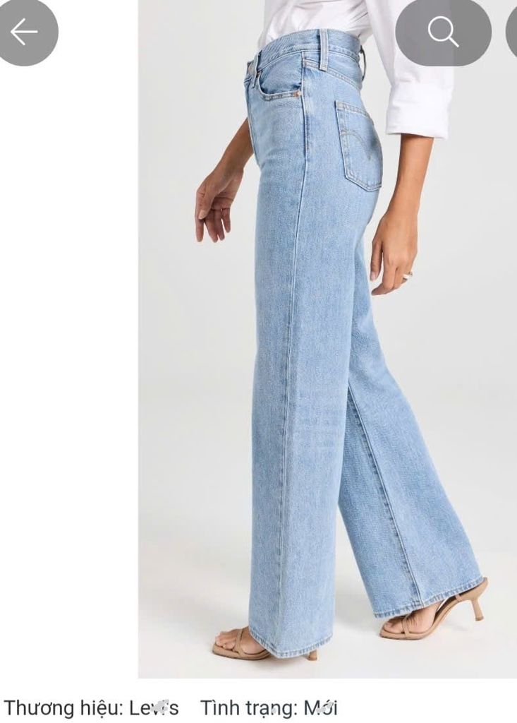 Quần jean Nữ Suông 3 màu 0806 Levis