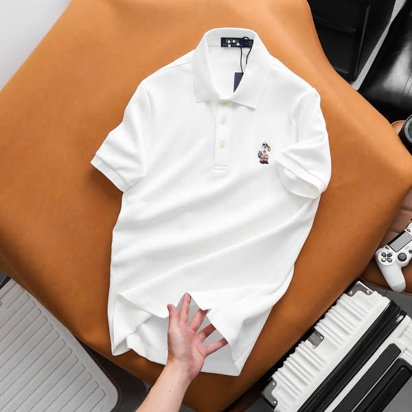 Áo Thun Nam PoLo Thêu Hình Gấu 08065