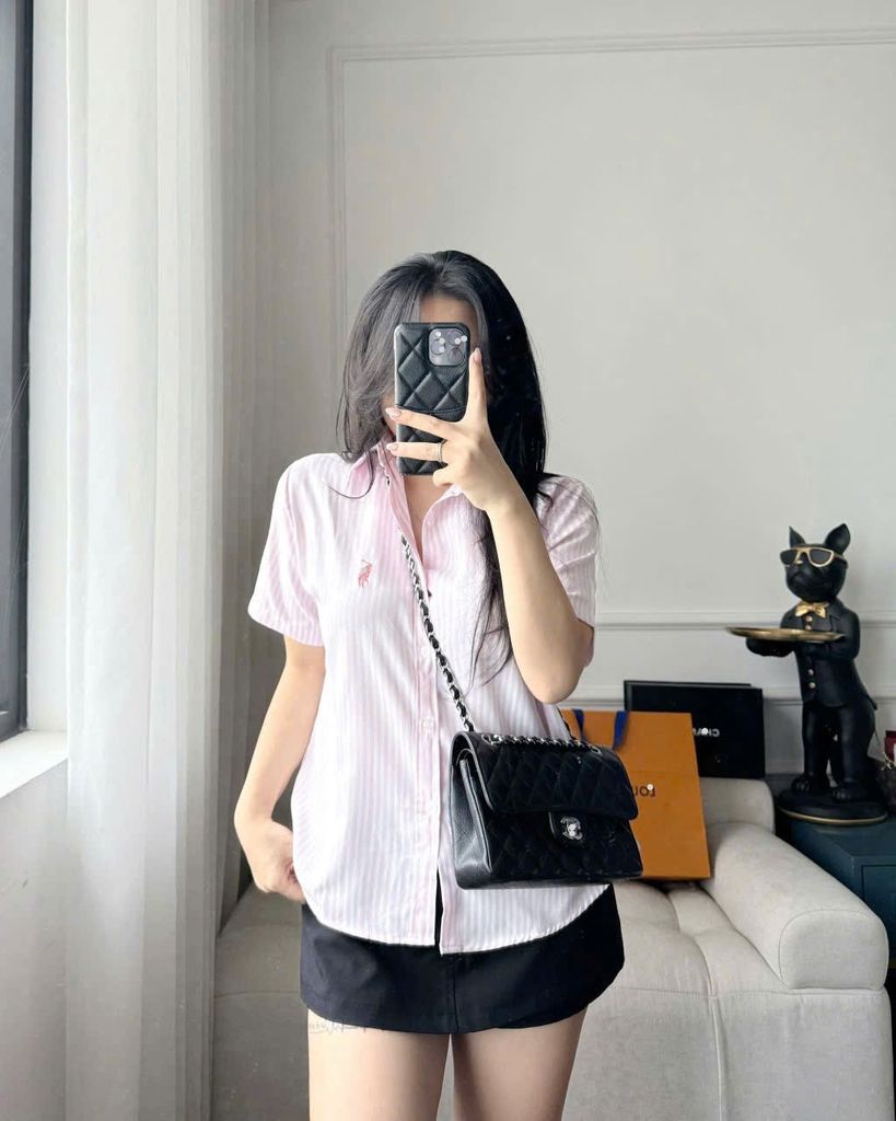 Áo sơ mi Nữ Tay ngắn POLO mã 25065