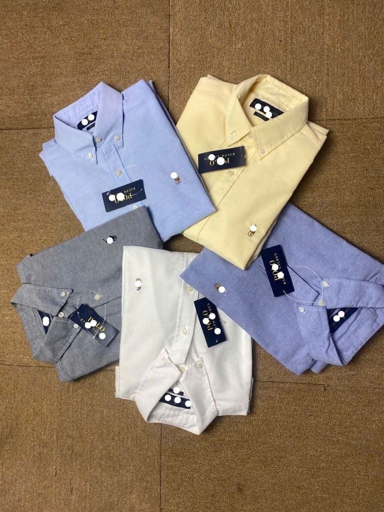 Áo sơ mi nam tay dài con Nai mã 080225