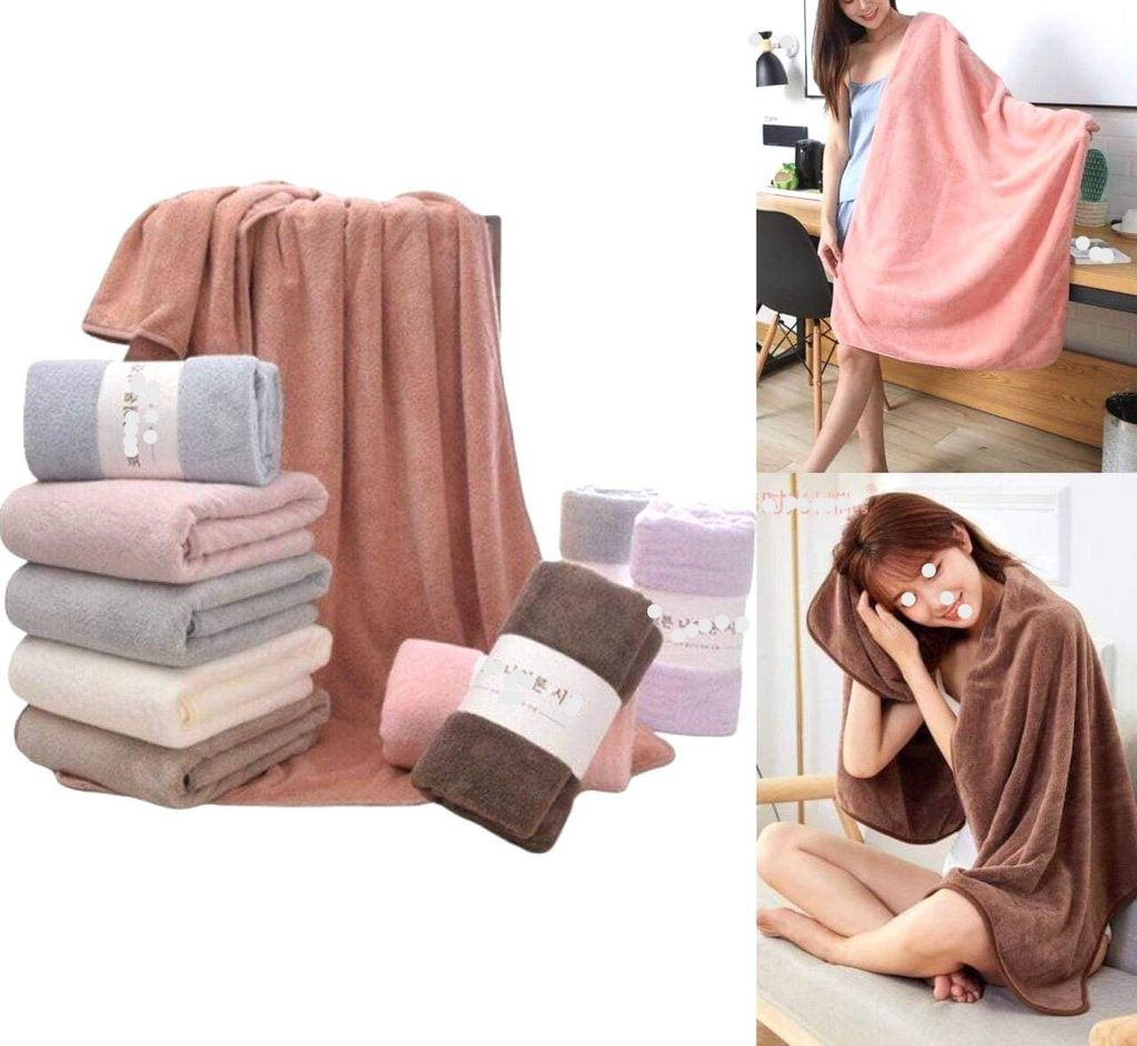 Sét 2  khăn tắm size lớn 70*140