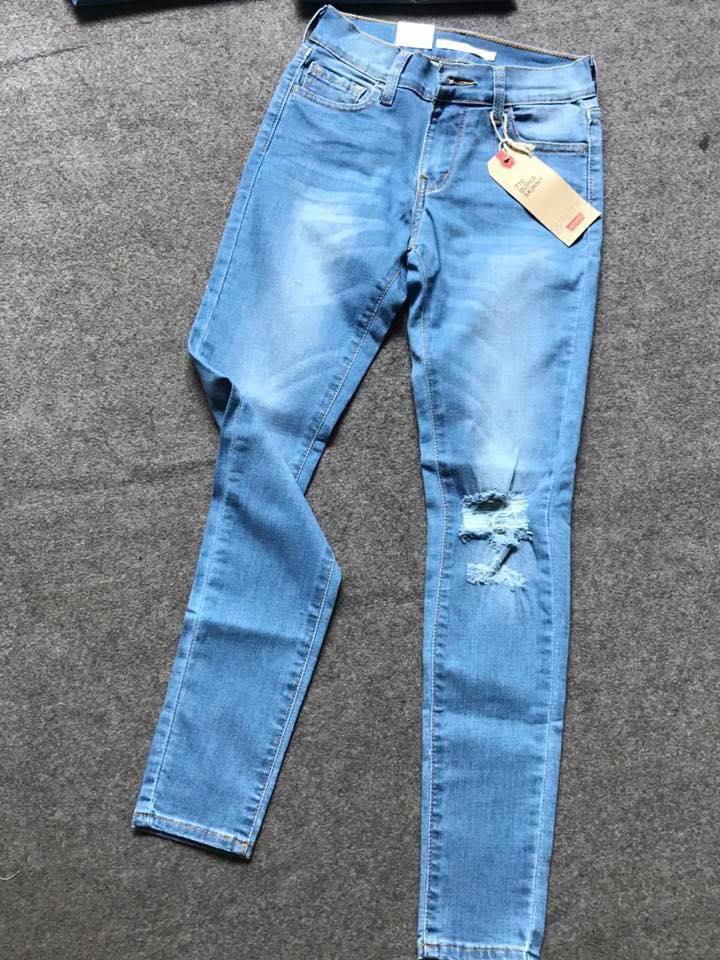 Quần jean skiny levis rách gối