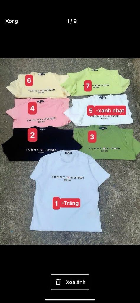 Áo thun Nữ Tommy Thêu 1985