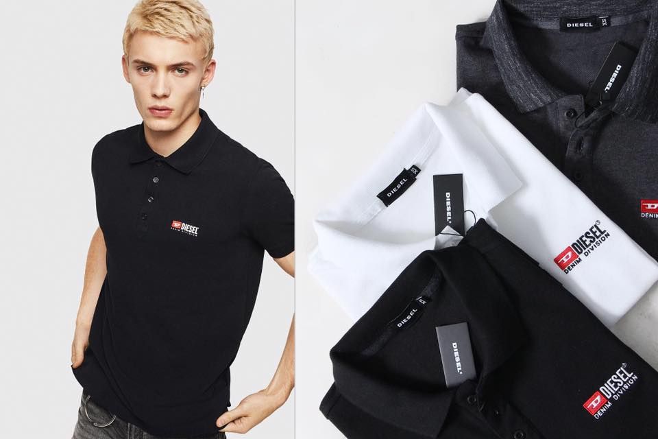 Áo nam piquet diesel polo shirt