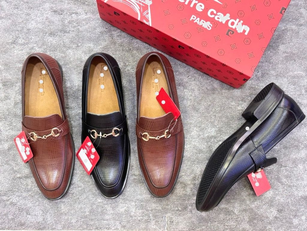 Giày Tây Pie có khoá 2 màu