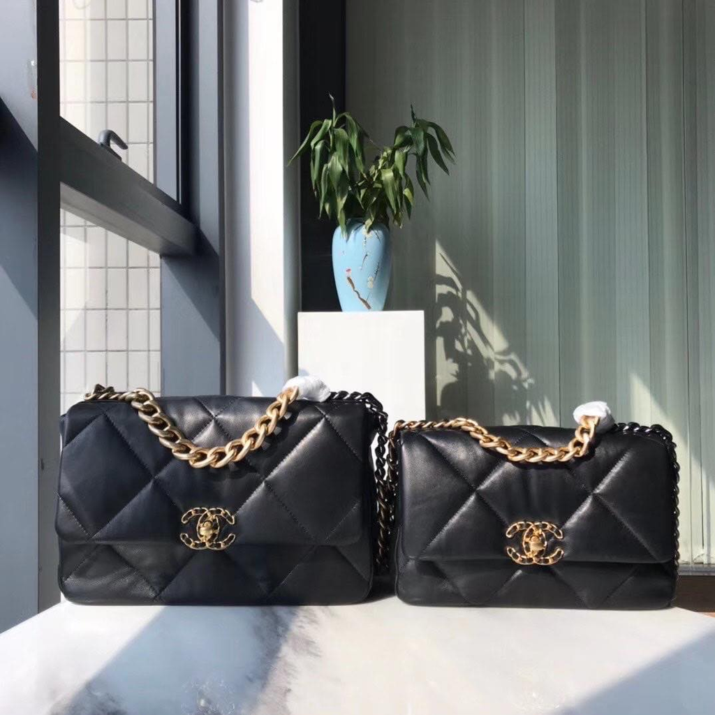 Túi xách Chanel Shopping siêu cấp cỡ nhỏ da bê màu đen size 30 cm  AS2295   Túi xách cao cấp những mẫu túi siêu cấp like authentic cực đẹp