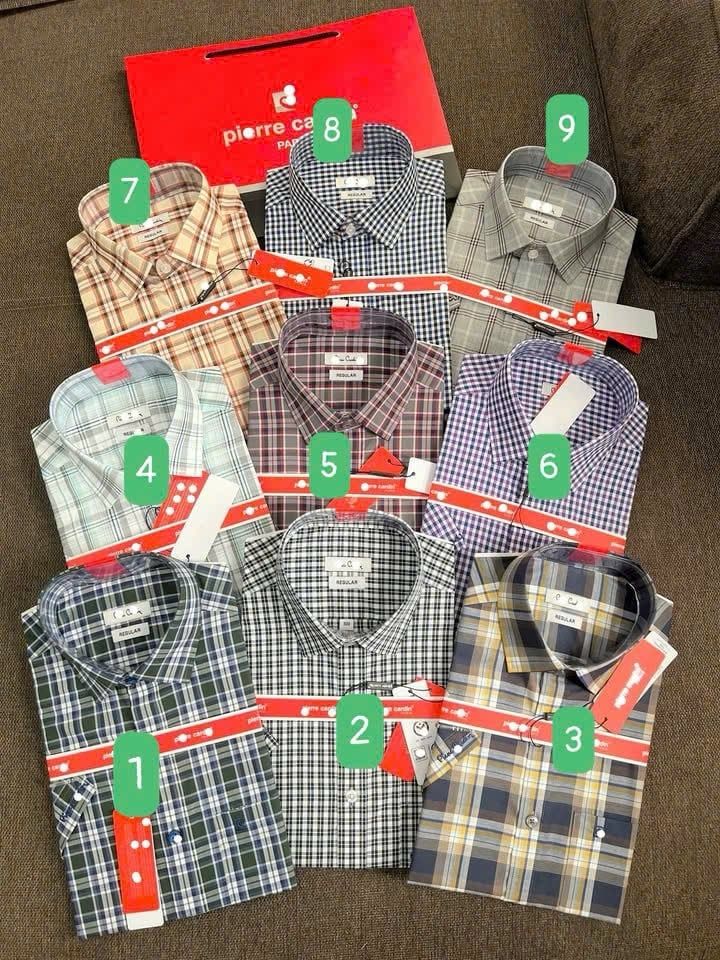 Sơ mi tay ngắn mã PIE23025