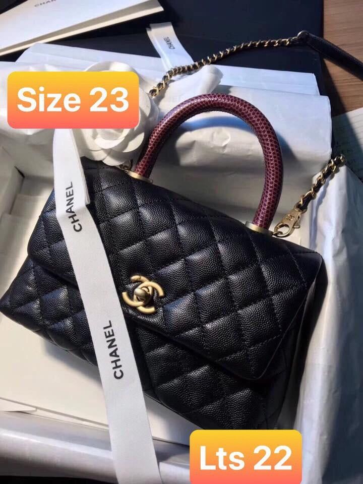 Túi Chanel đen size 23