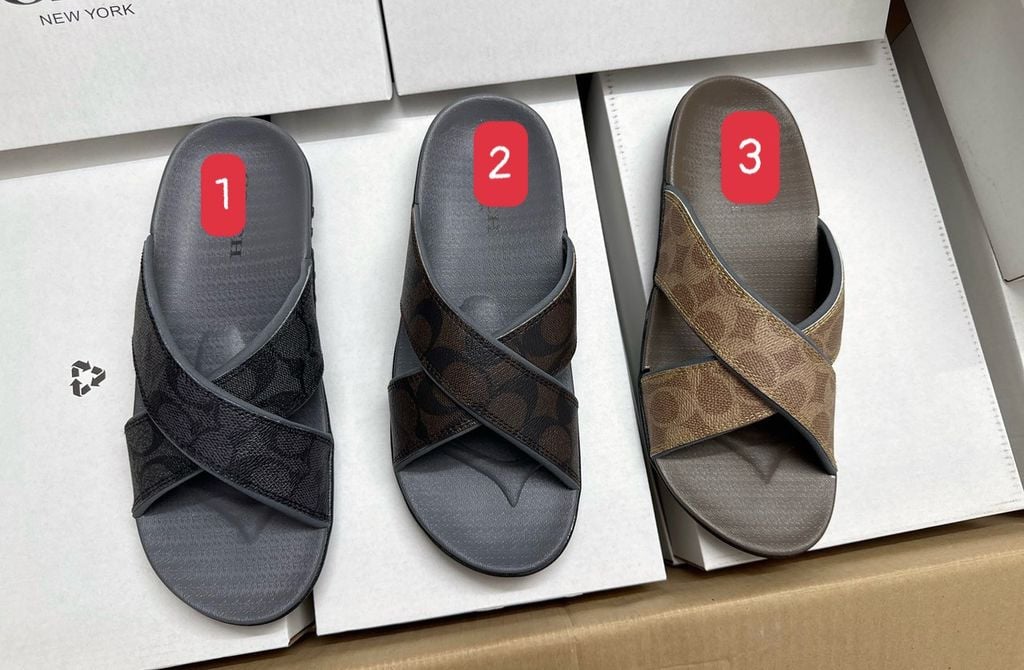 Dép nam coach Vân mã 1308