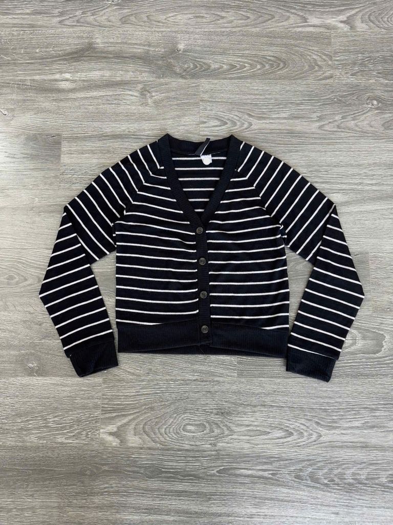Áo len cardigan kẻ sọc H/M