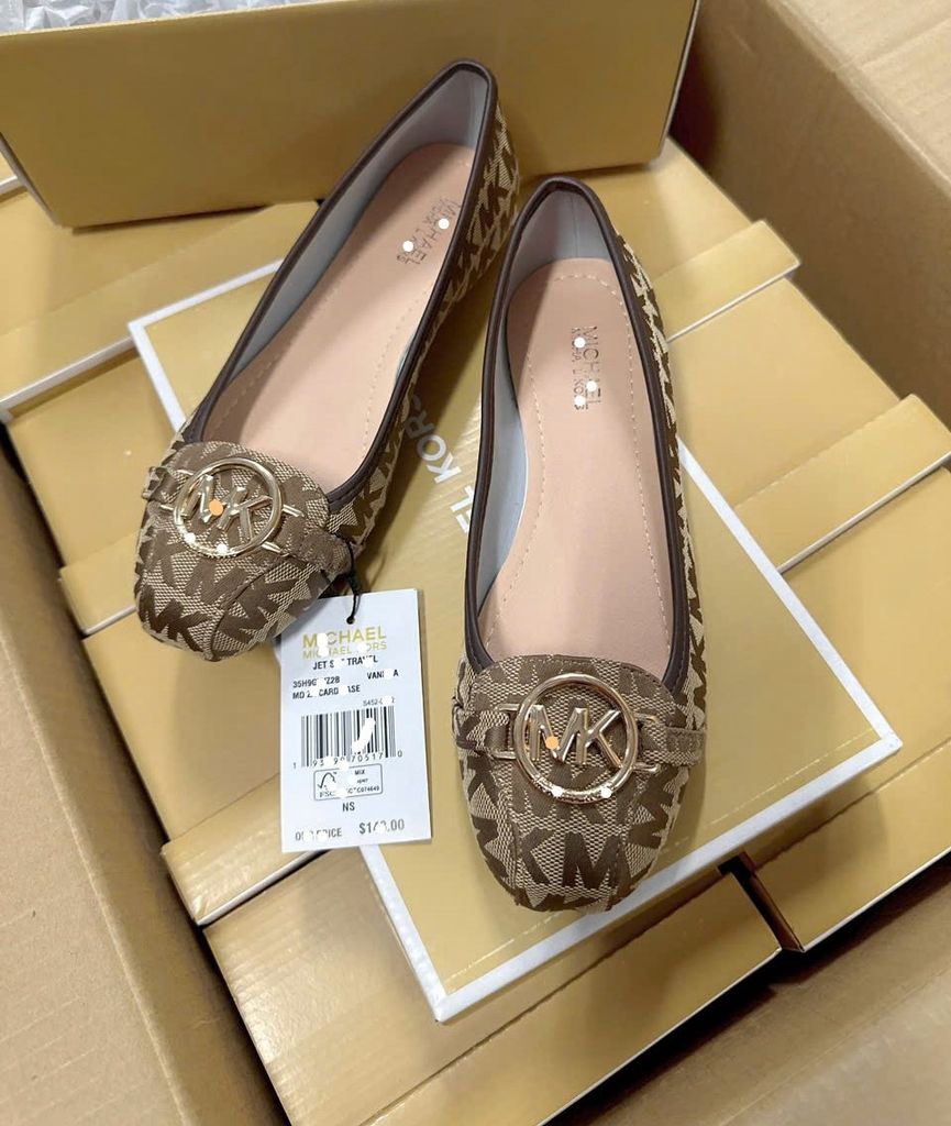 Giày bệt Nâu phối MK18025