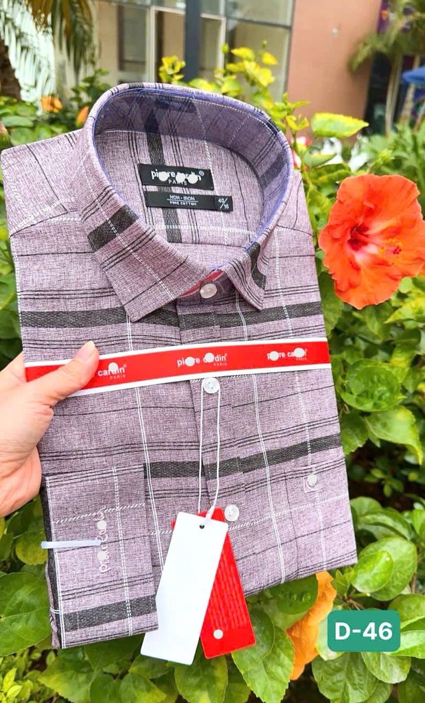 Áo sơ mi nam PIE tay dài mã D2612