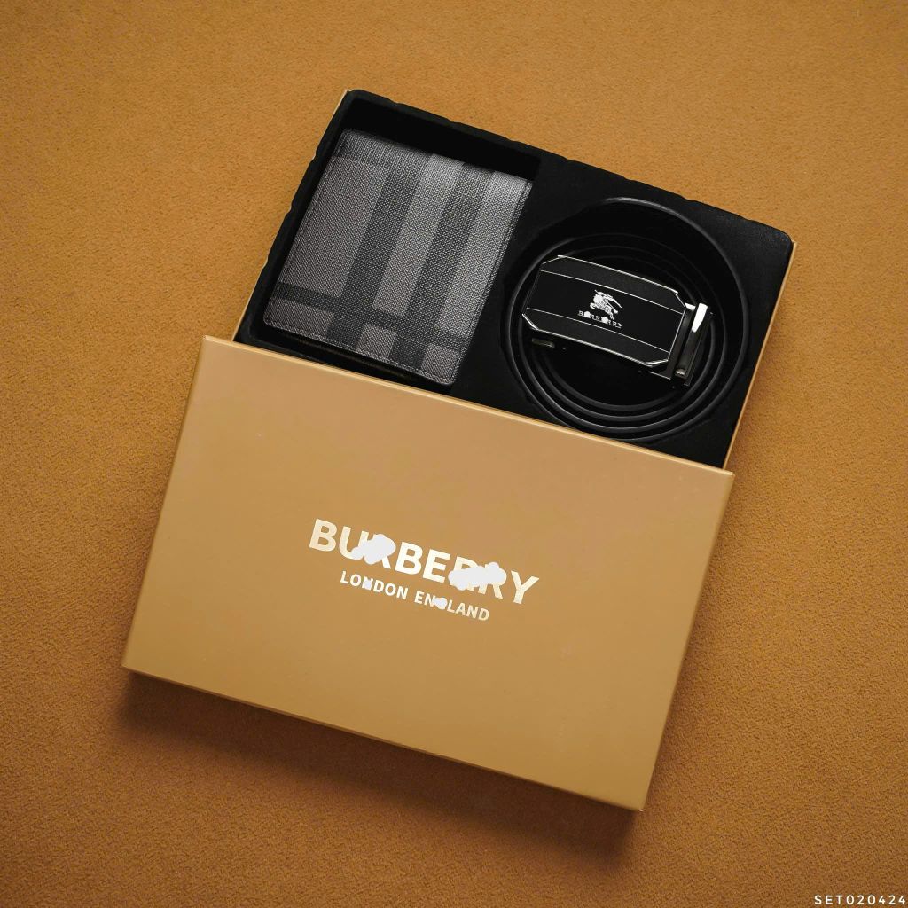 Sét Ví -Thắt lưng Burberry mã 1611
