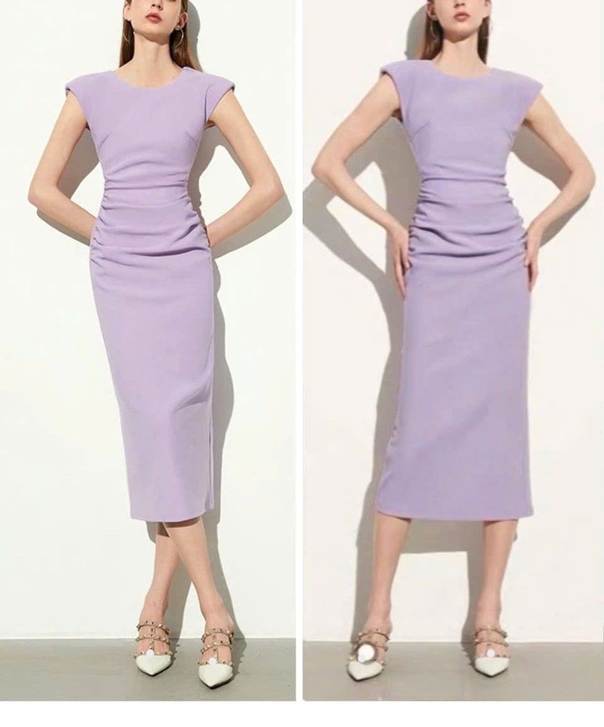 Đầm Tommy màu tím mã 0710