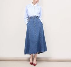 Chân váy JEAN 3 màu dáng A