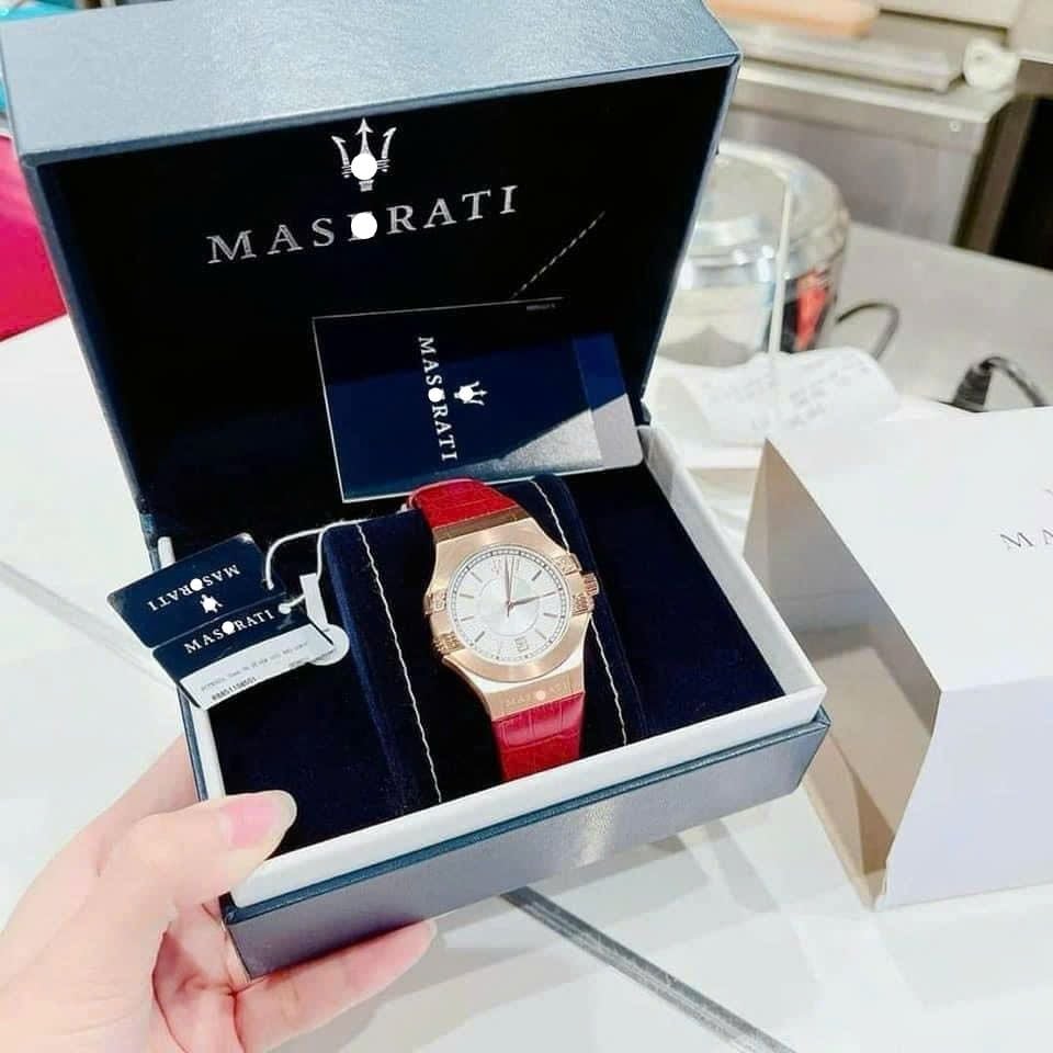 MAASERATI Potenzaa Chronograph Silver Dial Ladies Watch  - #RR8851108501