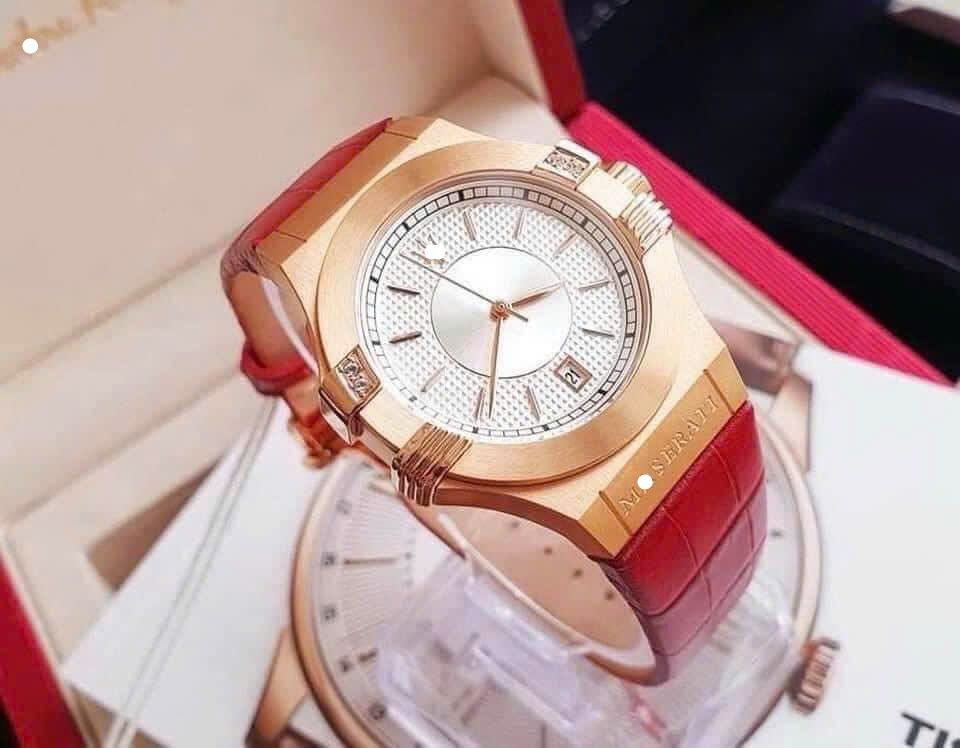 MA.SSERATI Potenza Chronograph Silver Dial Ladies Watch