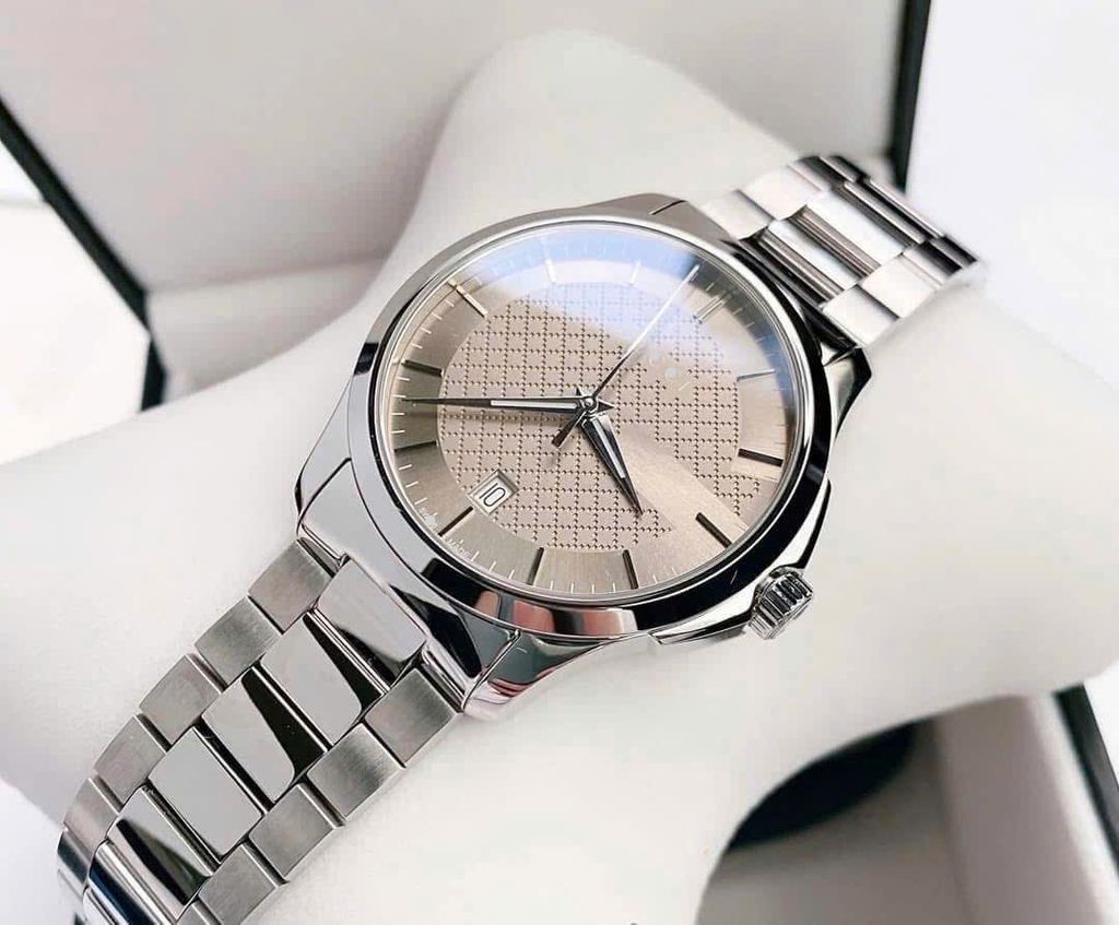 Gucci G-Timeless Brown Dial Stainless Steel Unisex Watch YA126445