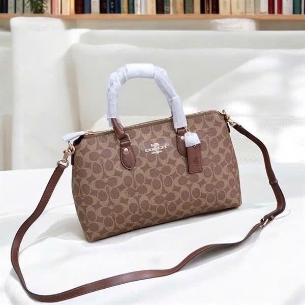 Coach Georgia Satchel Bag CR156  NÂU ĐẬM C