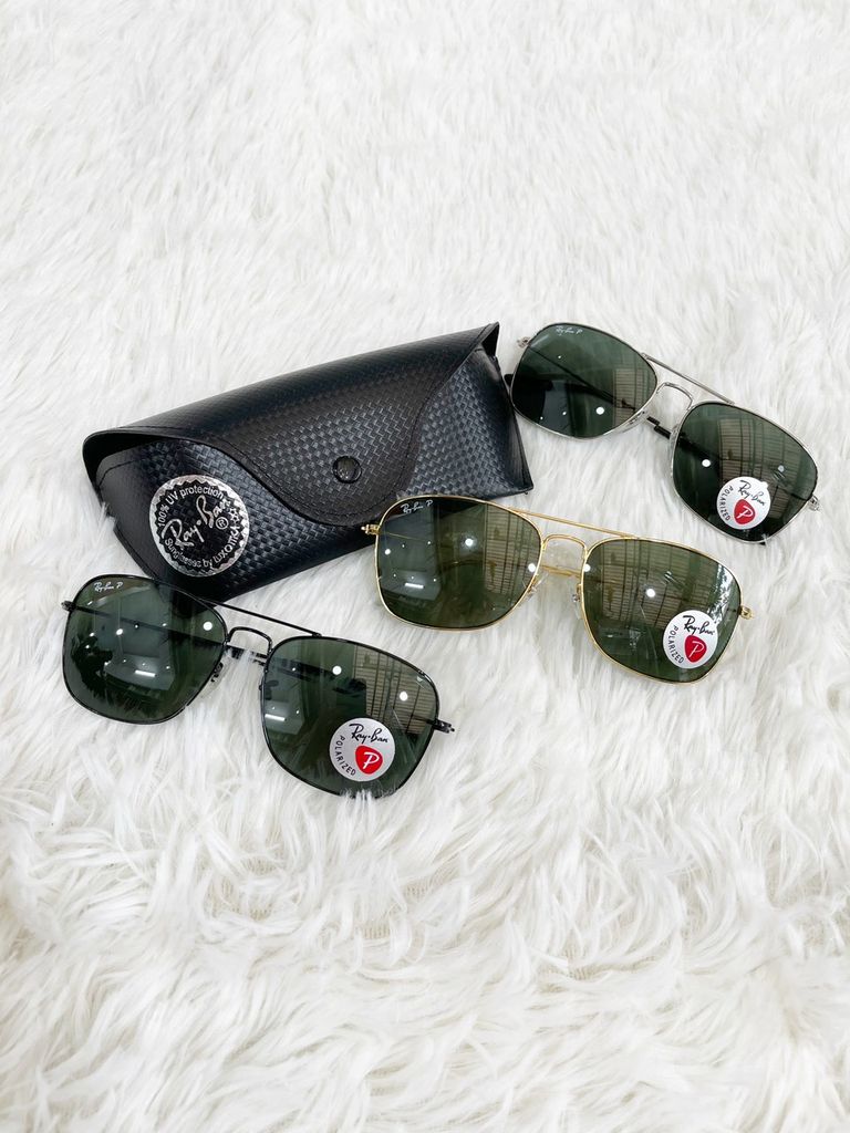 KÍnh rayban gọng vàng m2