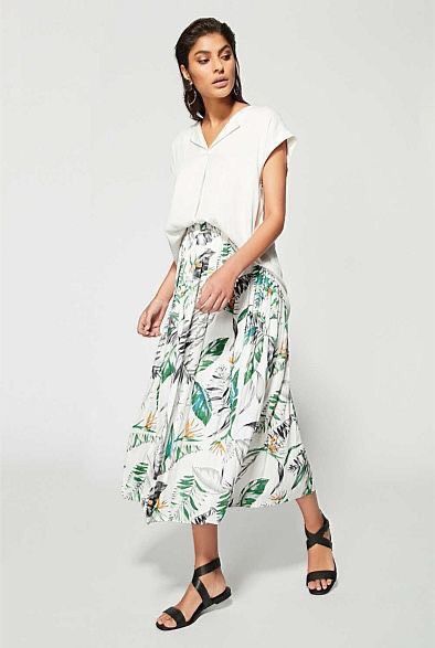 Chân  váy HT màu Xanh