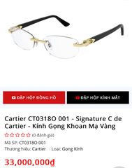 Gọng kính CARTIER ct03180