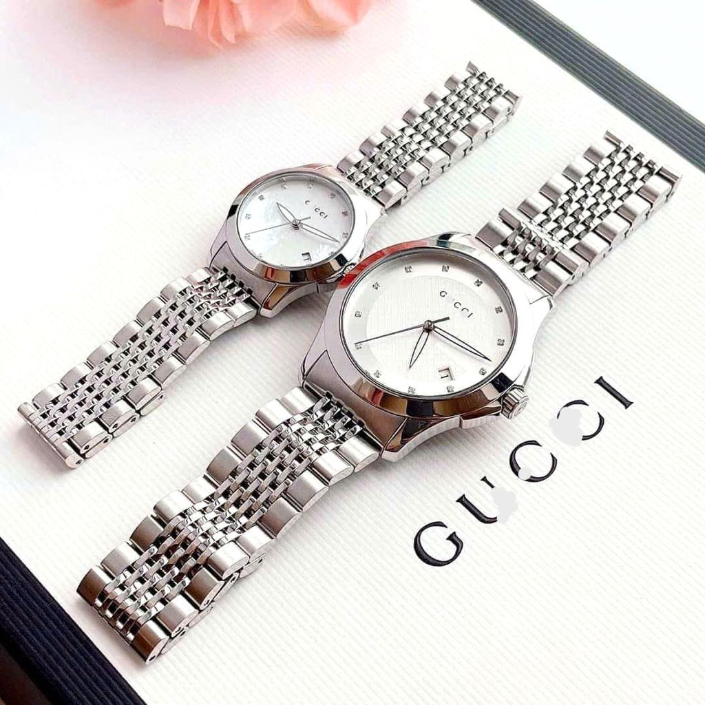 GuccI G-Timeless YA126404-bạc