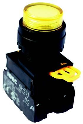 Nút nhấn có đèn YW1L-M2E01QM3R IDEC Izumi loại lồi nhấn nhả IP 65