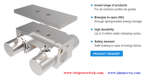  MBPS3002BS1 Clamping and braking elements pneumatic Series MBPS Zimmer Viet Power 