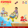 Đồ chơi xe tập đi xe đẩy nấu ăn thông minh Bright Starts