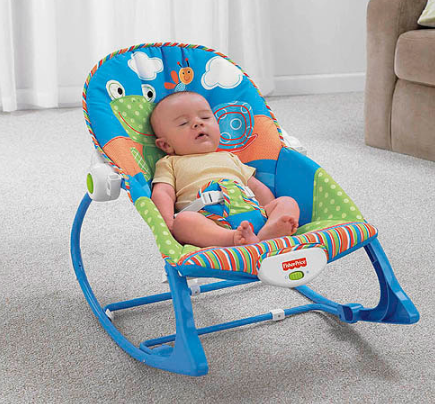 Silla Mecedora para Bebés Fisher Price - Diversión y Confort 3 en 1 - Silla rocker bebés