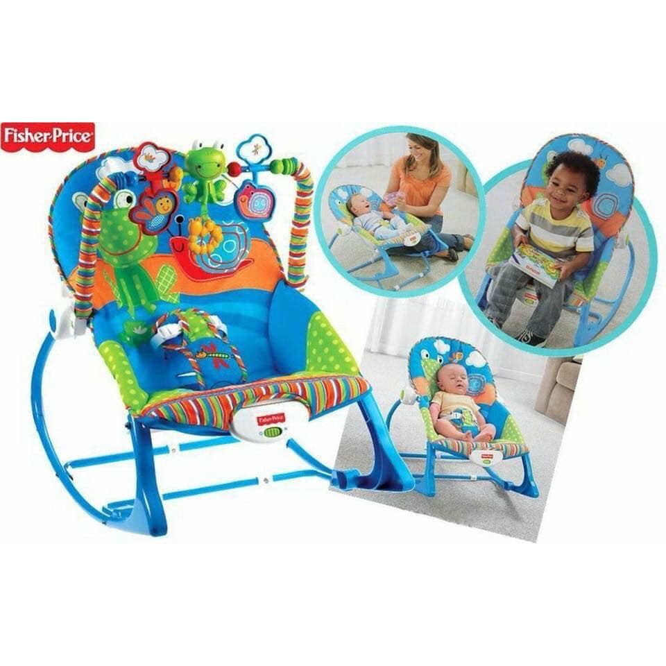 Silla Mecedora para Bebés Fisher Price - Diversión y Confort 3 en 1 - Silla rocker bebés