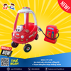 Combo Xe ô tô chòi chân cảnh sát cứu hỏa trắng đỏ Little Tikes + Trạm xăng âm nhạc thông minh Little Tikes