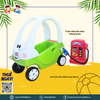 Combo Xe ô tô chòi chân Cozy Sport Little Tikes + Trạm xăng âm nhạc thông minh Little Tikes
