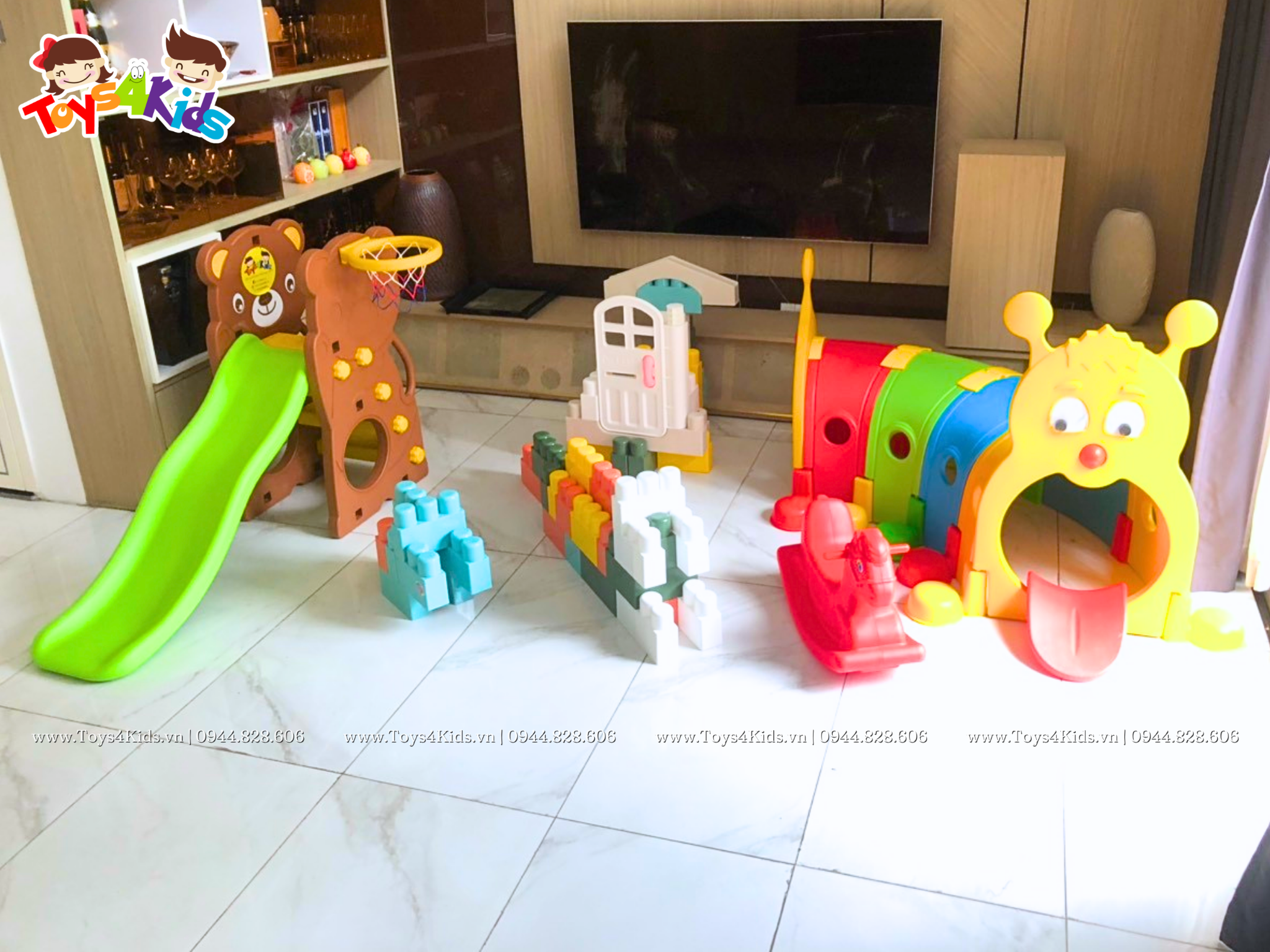  Bộ xếp hình gạch khổng lồ Hàn Quốc cho bé sáng tạo 