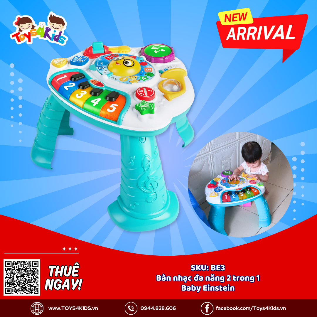  Bàn nhạc đa năng 2 trong 1 Baby Einstein 