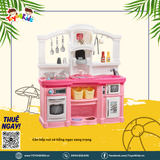  Căn bếp vui vẻ hồng ngọc sang trọng 