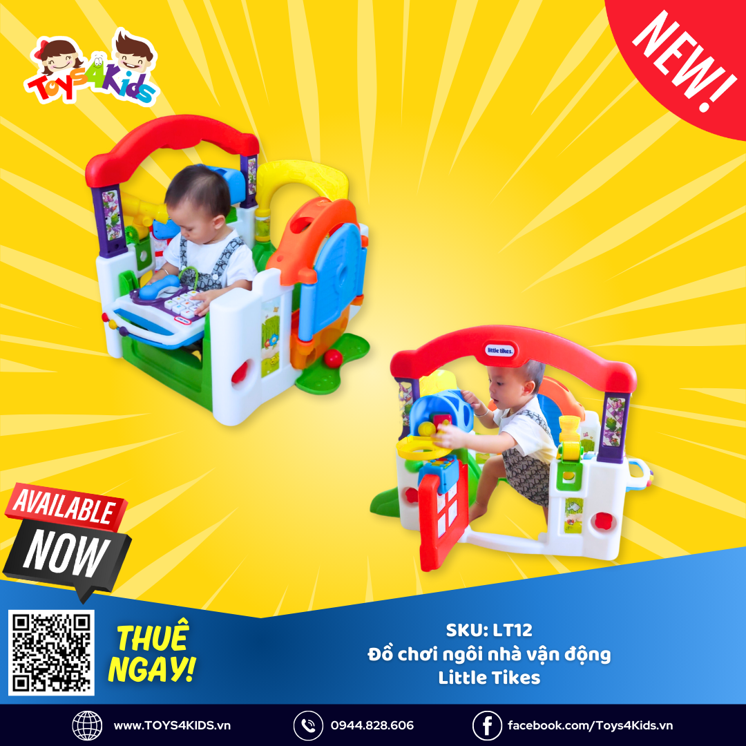  Đồ chơi ngôi nhà vận động Little Tikes 
