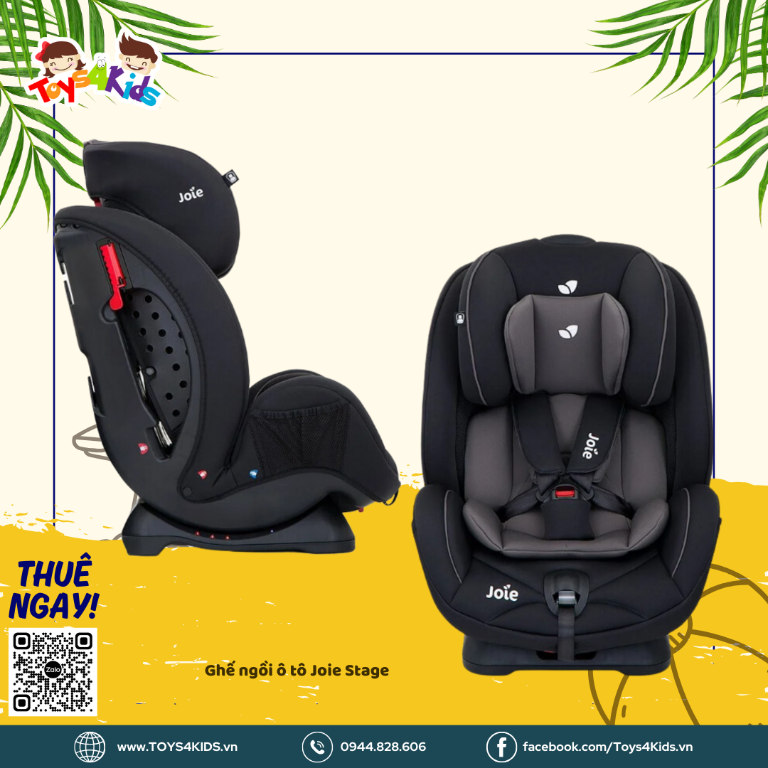  Ghế ngồi ô tô Joie Stage Coal 
