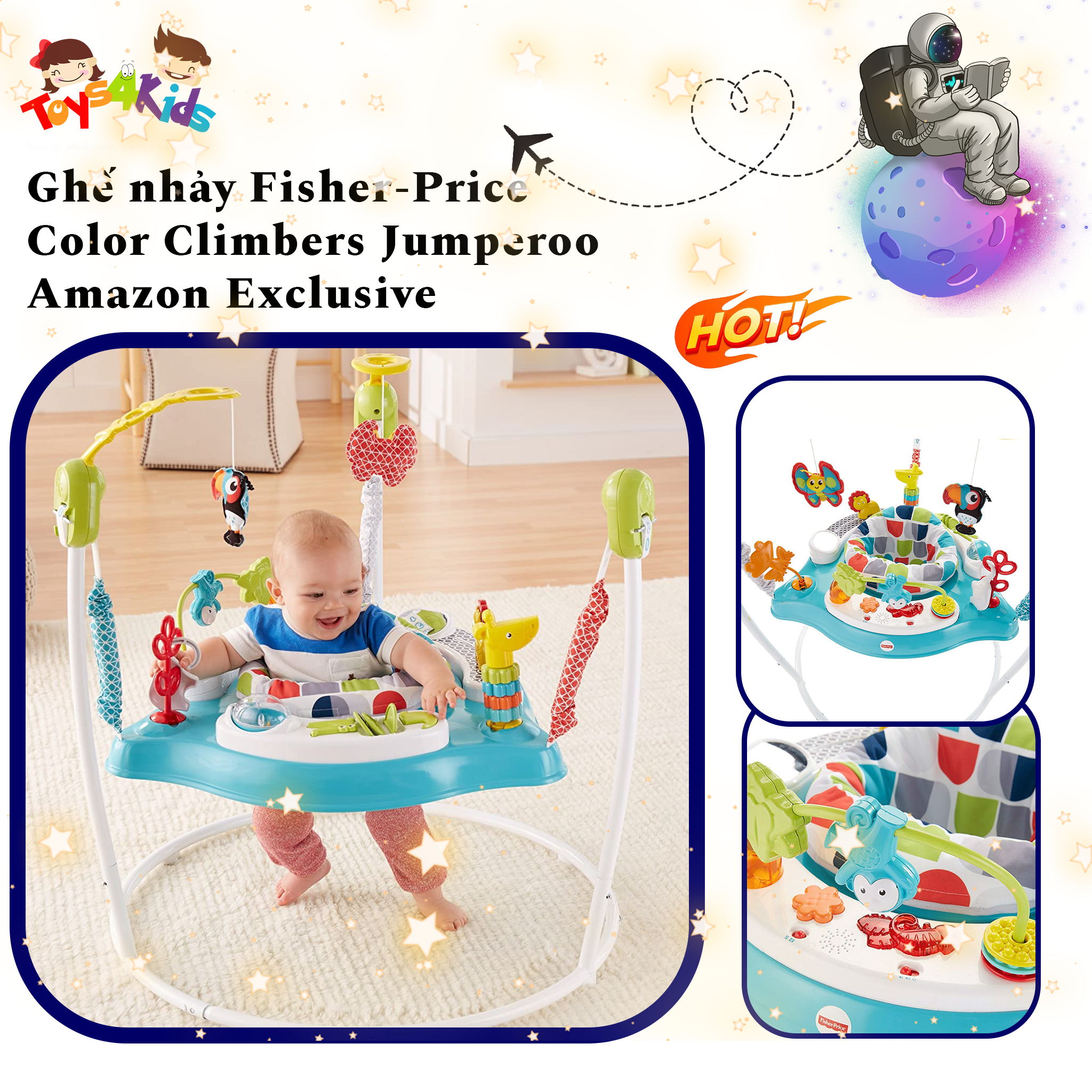 Colour climbers jumperoo on sale