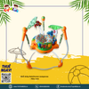 Ghế nhảy Jumperoo Rainforest màu cam, chân cong