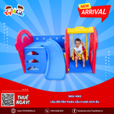  Lâu đài liên hoàn cầu trượt xích đu 