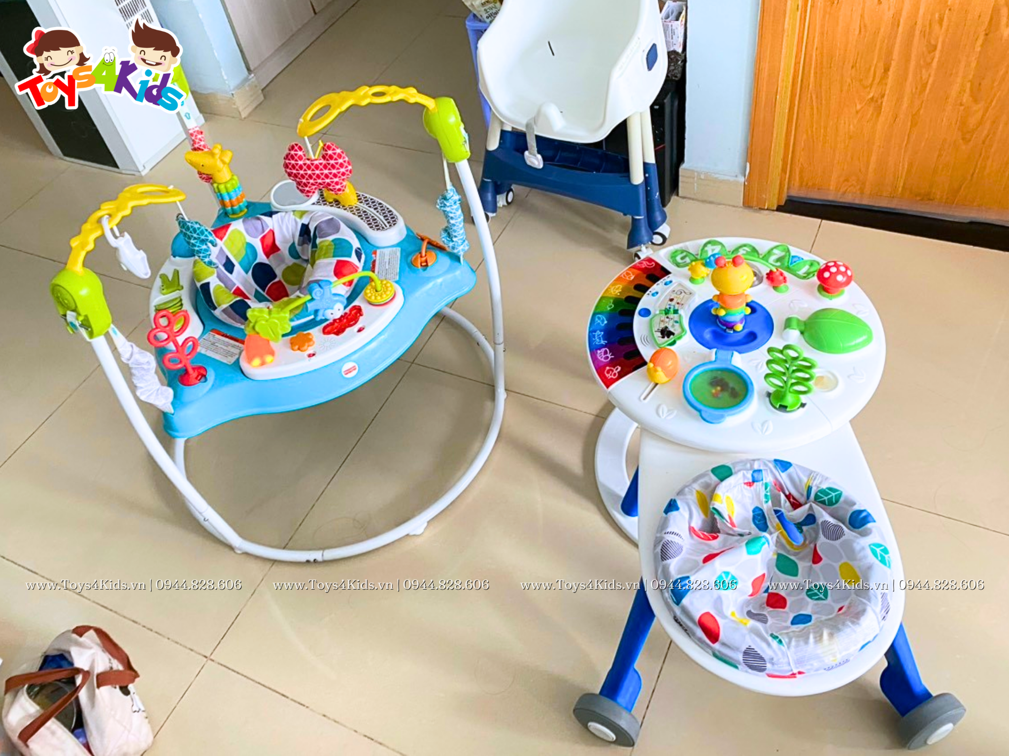  Ghế nhảy Fisher Price Animal Activity Jumperoo 