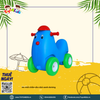 Xe chòi chân sâu nhỏ xanh dương