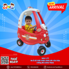 Xe ô tô chòi chân cảnh sát cứu hỏa trắng đỏ Little Tikes