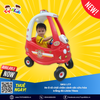  Xe ô tô chòi chân cảnh sát cứu hỏa trắng đỏ Little Tikes 