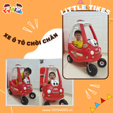  Xe ô tô chòi chân cảnh sát cứu hỏa trắng đỏ Little Tikes 