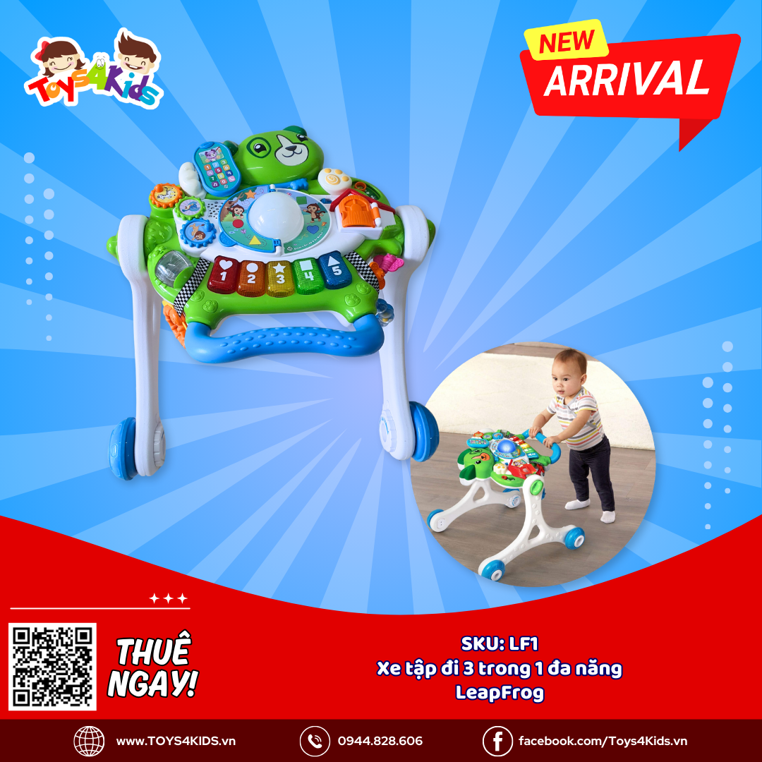  Xe tập đi 3 trong 1 đa năng LeapFrog 